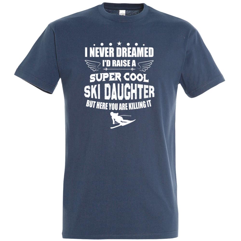 Ski Skifahren Skifahrer Stolz Auf Tochter T-Shirt